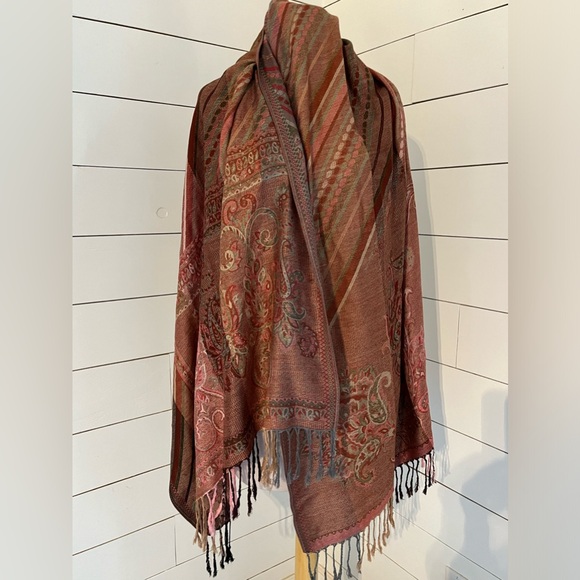 Pashmina Scarf Shawl Wrap 100% 66x27 Inches - Picture 1 of 4